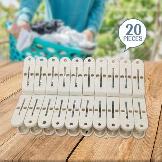 【一品川流】森活強力衣夾-20入X3組(曬衣夾)