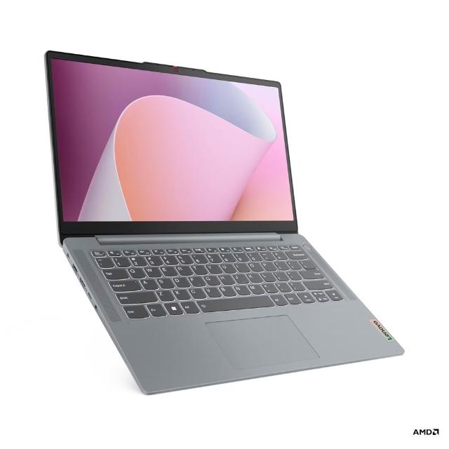 【Lenovo】無線滑鼠組★14吋R7輕薄筆電(IdeaPad Slim 3/82XL008KTW/R7-5825U/16G/512G/W11/灰)