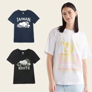 【Roots】男女款-精選Roots 經典海狸LOGO短T或短褲(多款可選)