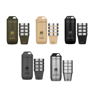 【Cargo】酒杯50ml 4入(不鏽鋼杯 戶外餐具 餐具 露營杯 露營杯子 露營餐具 杯子 酒杯 露營 逐露天下)