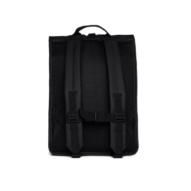 【Rains】Rolltop Rucksack Mesh W3 網狀造型防水捲蓋後背包(Camo 迷彩)