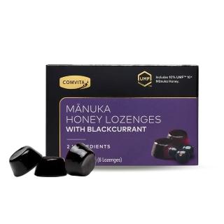 【Comvita 康維他】UMF™10+麥蘆卡蜂蜜黑醋栗潤喉糖(6粒)