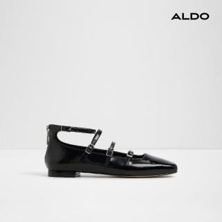 【ALDO】NELTA-經典方頭瑪莉珍鞋-女鞋(黑色)