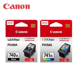 【Canon】官方直營 1黑1彩組★PG-740XL+CL-741XL高容量墨水匣(適用：MG3670/MG3170/MG4170/MG2270/MG3270)