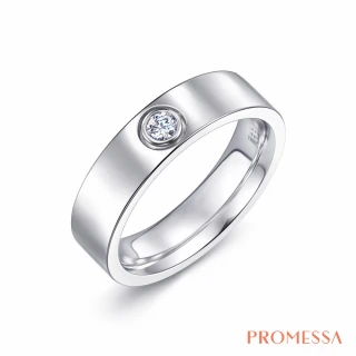 【PROMESSA】如一系列 8分 18K金鑽石戒指(男戒)
