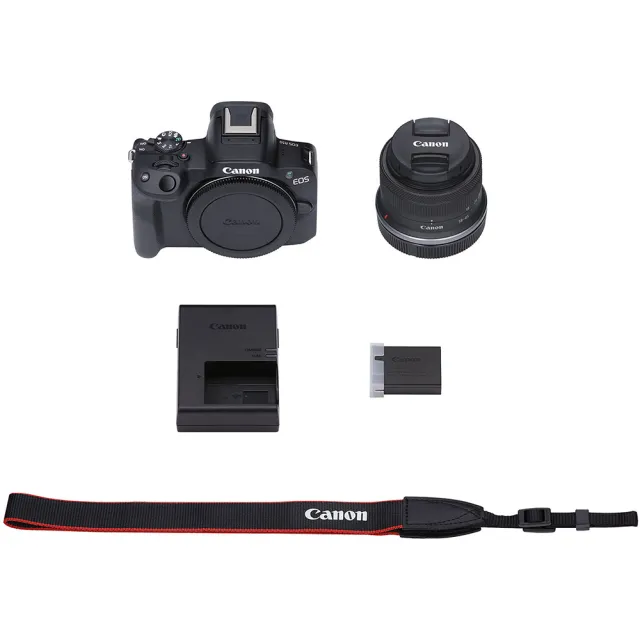 【Canon】EOS R50 RF-S18-45mm f/4.5-6.3 IS STM(公司貨)