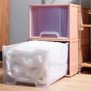 【HOUSE 好室喵】大桔子抽屜收納整理箱65L(2入)