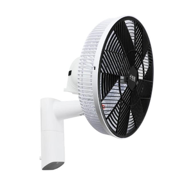 【勳風】14吋旋風式DC扇涼風扇/壁扇/壁掛扇BHF-S3601(支援行動電源/語音遙控)