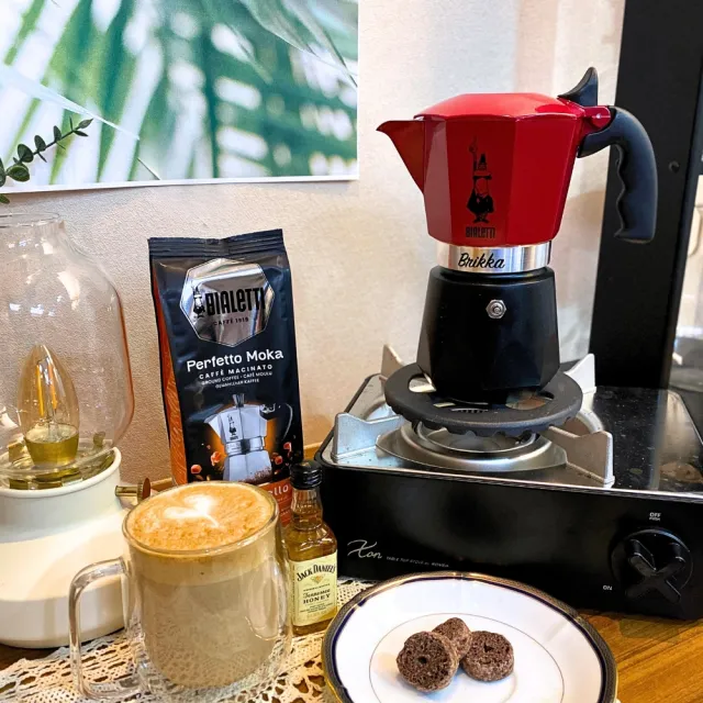 【Bialetti 比亞樂堤】極厚鑽石加壓摩卡壺BRIKKA-4杯份-公司貨(crema醇香/免插電咖啡機/原廠保固2年)