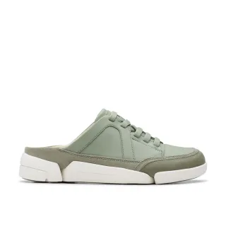 【Clarks】女鞋 Trigenic2 Mule 三瓣鞋2.0 輕盈寬楦休閒穆勒鞋 休閒鞋 懶人鞋 半截式便鞋(CLF82597C)