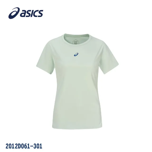 【asics 亞瑟士】ASICS 亞瑟士 D.FRESH 女 短袖上衣 女款 跑步上衣(2012D061-301)