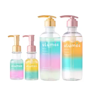 【ulumee官方直營】胺基酸護色保濕洗髮精/潤髮乳/髮油(保濕修復、固色)