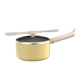 【Taste Plus】悅味KIDS親子鍋系列 內外不沾鍋 直升機奶鍋 16cm(IH爐可用鍋)