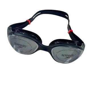 【SPEEDO】成人泳鏡 無度數 Biofuse2.0 黑紅(SD8002331A273)