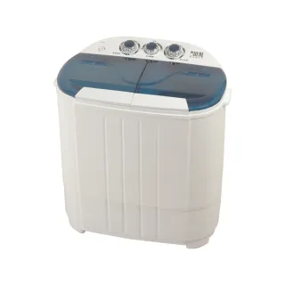 【IDEAL 愛迪爾】3.8公斤洗脫定頻直立式雙槽迷你洗衣機-寶貝機(E0730RB 星空藍)