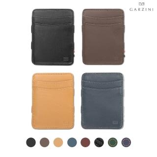 【GARZINI】雙11 GARZINI 魔術翻轉皮夾2.0 urban零錢款 2025新款/錢包/短夾/真牛皮/8張卡