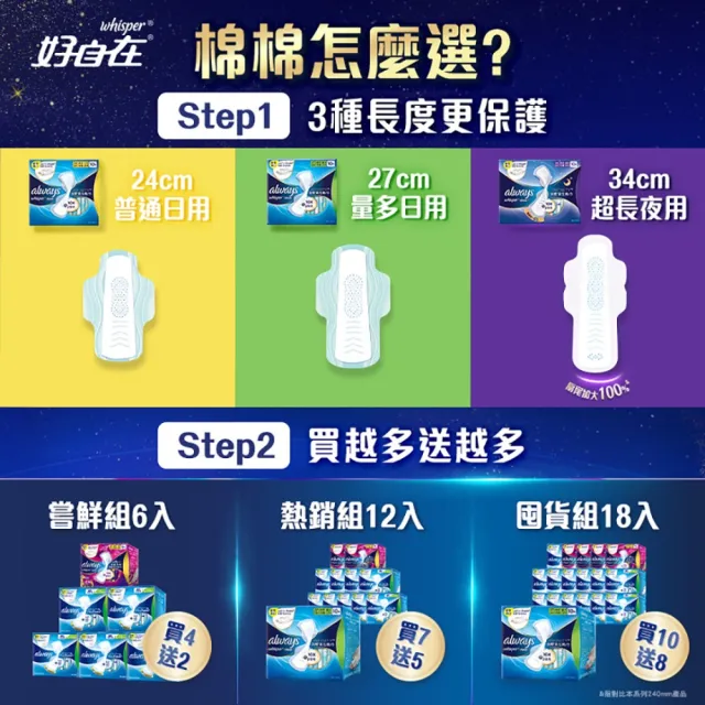 【好自在】買6送6液體衛生棉12入(24cm/27cm/34cm 100片+清新浄味款24cm/27cm/31.7cm 18片)