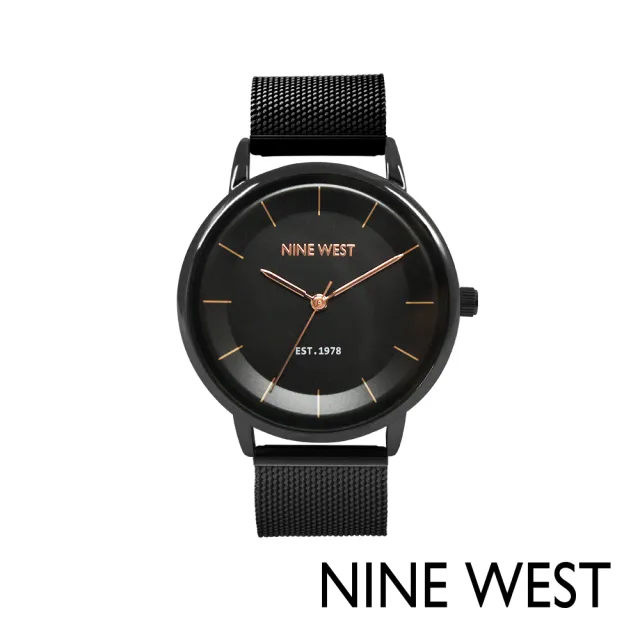 【NINE WEST】優雅輕奢米蘭鋼鍊腕錶/手錶(多款任選)