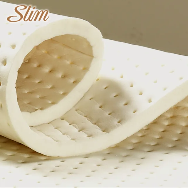 【SLIM】雙人加大天絲乳膠記憶膠防蹣獨立筒床墊6x6.2尺x23cm-奢華型