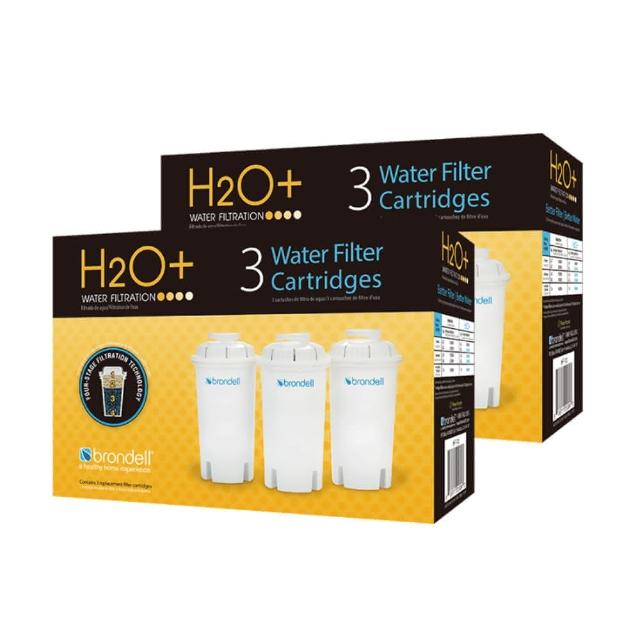 【Brondell】美國邦特爾 H2O+ 八周長效濾芯(6入)
