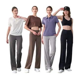 矜蘭妃-真真石墨烯涼爽舒適直紋修身褲