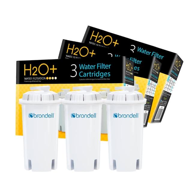  Brondell 邦特爾去水垢濾芯 9 入裝，採用天然椰子殼 SAC 銀負離子活性碳、IER 無鈉離子交換樹脂、MICRONET 微孔濾膜，首創4階濾芯全效過濾技術，具備8週濾淨功能，有效去除水垢、提升口感，可儲存五年。使用前請先將濾芯置入壺中注水浸泡5-10分鐘，再以流動水沖洗10秒後置入濾水壺中，讓您享受更乾淨、更健康的飲用水。 