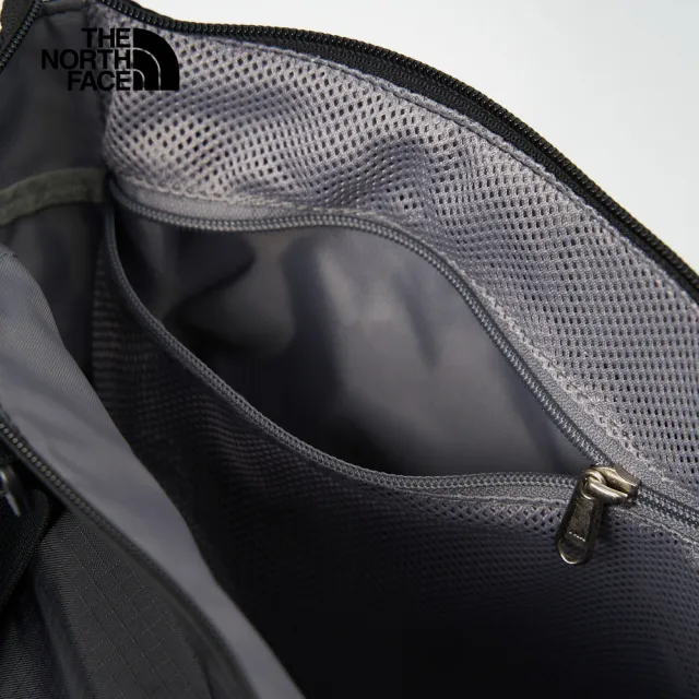 【The North Face 官方旗艦】北面男女款黑色DWR防潑水背提兩用托特包｜52SV4HF