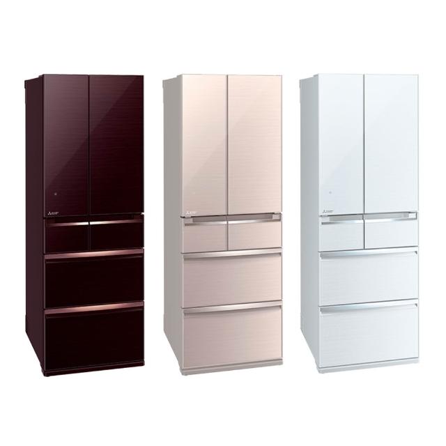 【MITSUBISHI 三菱電機】525L玻璃鏡面變頻六門冰箱(MR-WX53C)