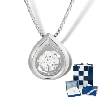 【Crossfor New York】正版日本原裝純銀懸浮閃動項鍊 -JAMAIS愛的表白(提袋 禮盒 生日禮物 情人節送禮)