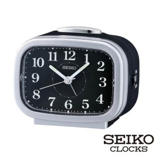 【SEIKO 精工】貪睡功能 靜音鬧鐘時鐘 QHK060A.QHK060B.QHK060J.QHK060Q(清楚大數字 燈光照明功能)