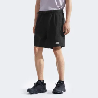 【The North Face】北面男款黑色DWR防潑水短褲｜8DFWJK3