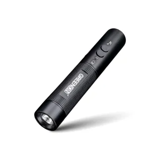 【GREENON】工規級USB電子哨手電筒GS368(全新進化130分貝 夜間行走防身 交通指揮 運動比賽)