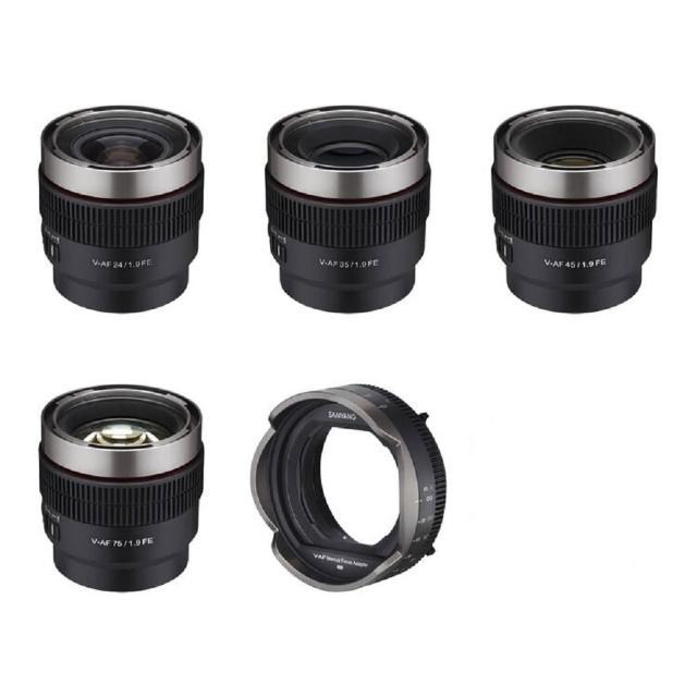 【SAMYANG】三陽光學 V-AF 24+35+45+75mm T1.9 FE+外掛手動對焦環(公司貨 SONY FE接環)