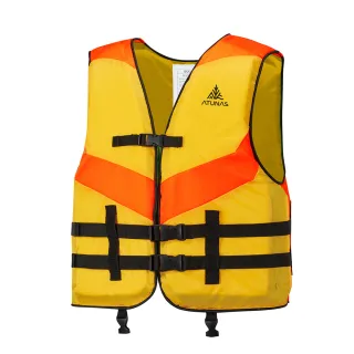 【ATUNAS 歐都納】經典款浮水衣/承重60-70KG(A1FSGZ02N黃/橘/浮力背心/水上活動配件/游泳/泳渡溪潭)
