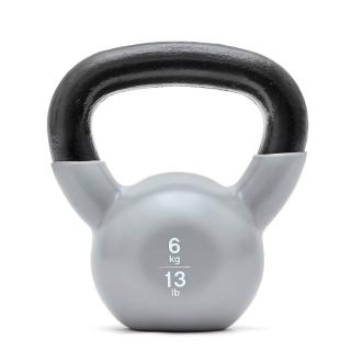 【REEBOK】Kettlebell 健身鑄鐵壺鈴-6kg(單入)