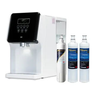 【3M】L21 免安裝濾淨軟水雙道過濾冷熱飲水機-一年份濾心組(共含S003濾心x2+樹脂濾心x3/一級能效/可生飲)