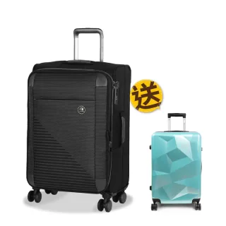 【eminent 萬國通路】28吋 S1130 行李箱 旅行箱 輕量 靜音雙排輪 TSA海關鎖 可擴充 商務箱 布箱
