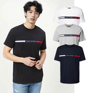 【Tommy Hilfiger】經典LOGO 刺繡貼布款 圓領短袖 短袖(多色可選)