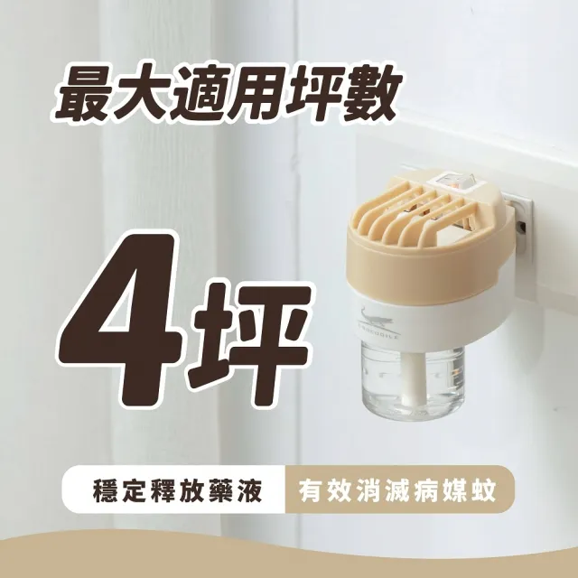 【鱷魚】液體電蚊香-無香料-12罐(日本原體 有效防治登革熱病媒蚊及小黑蚊)