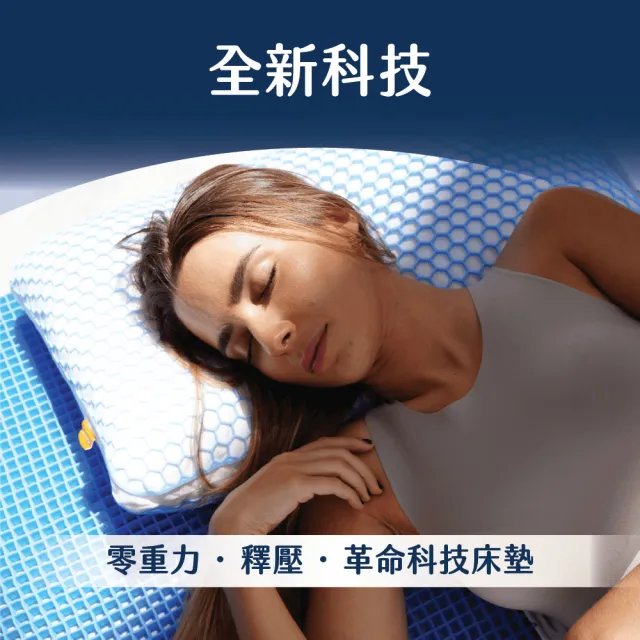 【德國Emma】Zero Gravity零重力獨立筒床墊 贈保潔墊 標準雙人(革命科技 極致釋壓)