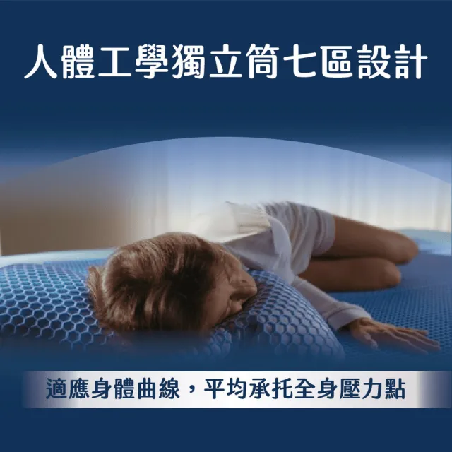 【德國Emma】Zero Gravity零重力獨立筒床墊 贈保潔墊 標準雙人(革命科技 極致釋壓)