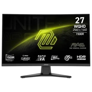 【MSI 微星】MAG 275CQF E18 27型 曲面電競螢幕(2K/VA/180Hz/DP+HDMI/0.5ms/1500R/HDR Ready)