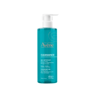 【Avene 雅漾官方直營】控油舒緩潔膚凝膠400ml(抗痘洗面乳/沐浴)