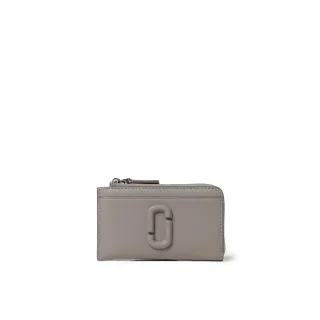 【MARC JACOBS】官方直送 J MARC 水泥灰拉鍊式卡片錢包