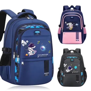 【Starshop】宇航員輕量減負學生書包 外出雙肩包 學生後背包 護脊書包 男女童 1-6年級(國小 開學季)