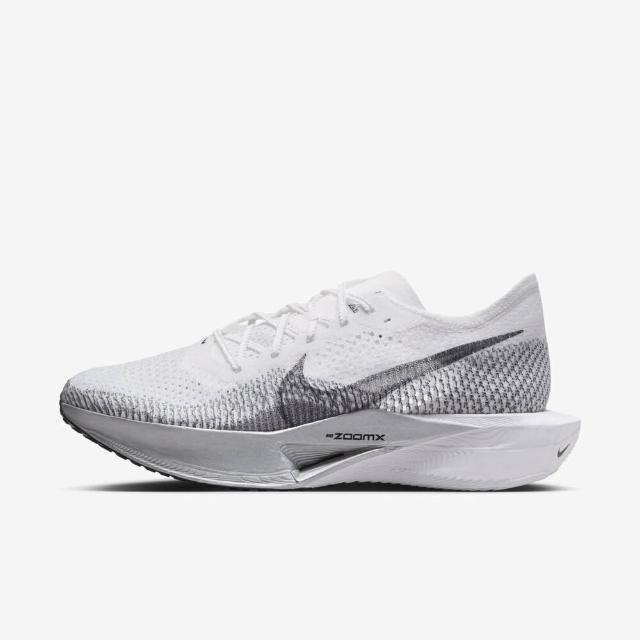 【NIKE 耐吉】Zoomx Vaporfly Next% 3 男 慢跑鞋 馬拉松 路跑 競速 白灰 DV4129-100 