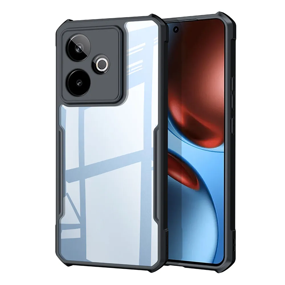 【XUNDD 訊迪】realme GT 7 / 7T 軍事防摔 鏡頭全包覆 清透保護手機殼-夜幕黑