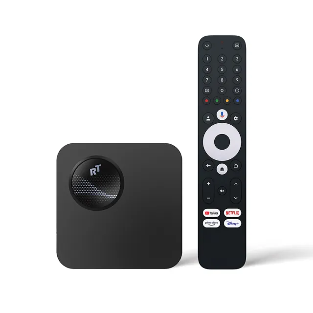 【Rocktek 雷爵】GX1 Google TV 4K智慧電視盒(Google/Netflix/Prime Video認證Google TV)