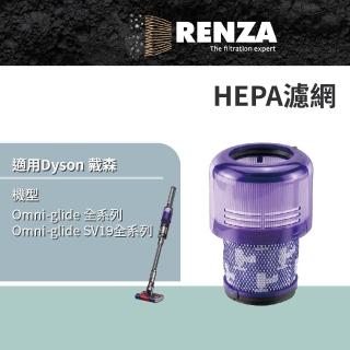 【RENZA】適用 Dyson 戴森 SV19 Omni-glide 多向無線吸塵器 965241-01(HEPA 集塵濾網 濾芯 濾心)