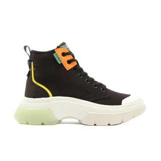 【Palladium】PALLAWAVE MID METRO有機棉靴-女-黑(98576-008)